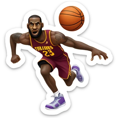 lebron sticker