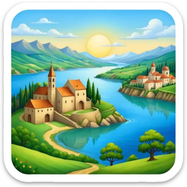 Renaissance painting sticker