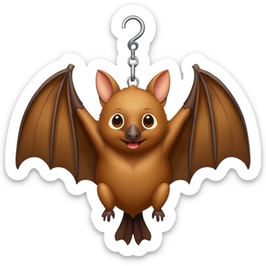fruit bat sticker