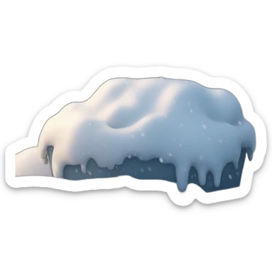 Snowfall sticker