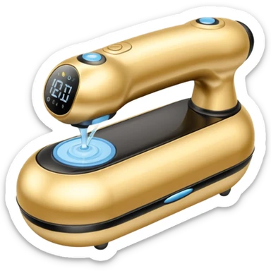 Gold icon of Max massager sticker