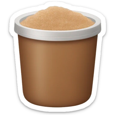 light brown body scrub pot sticker