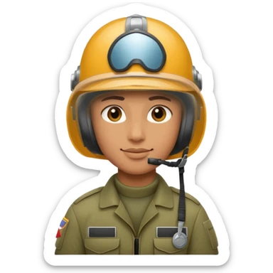 army soldier  PLANE helmet  sticker