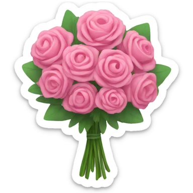 Pink Bouquet  sticker
