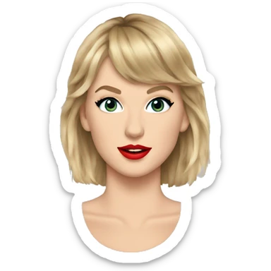 Taylor swift during eras tour  sticker