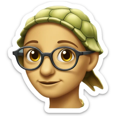 JK Rowling but she’s a turtle sticker