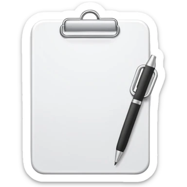 white stationery sticker