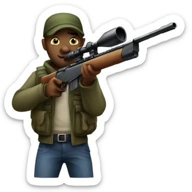 Good looking sniper sticker