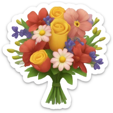 Flower bouquet  sticker