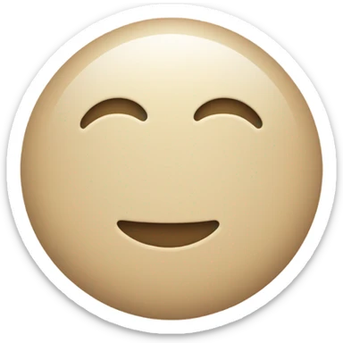 Beige button to the right sticker