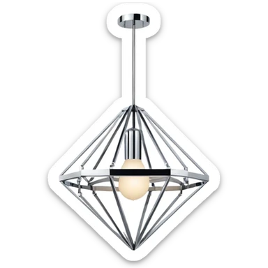 minimalist modern chandelier sticker