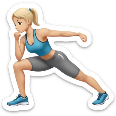 obliques exercise sticker
