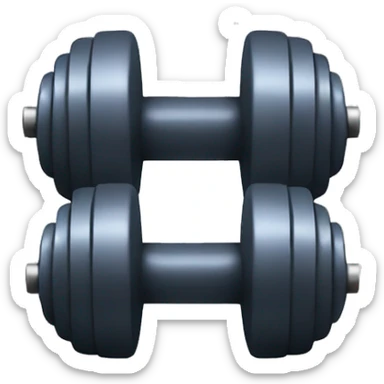 dumbbell sticker