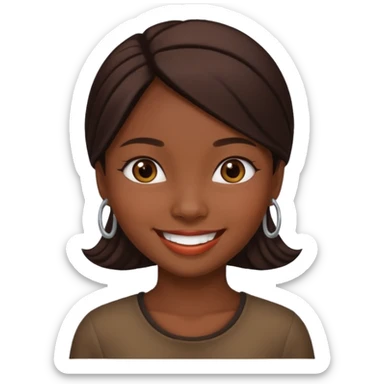 Indonesian girl, java girl sticker