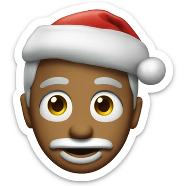  old Christmas film on tv sticker