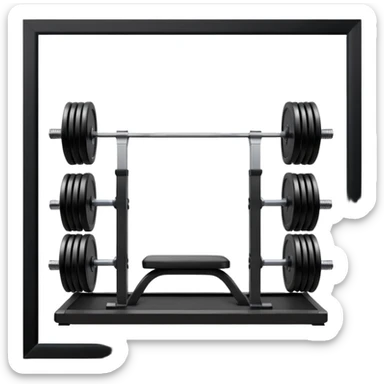 pesa gym discos sin persona sticker