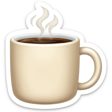 cozy warm cashmere sweater and a mug of warm coffee sticker