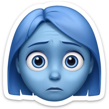 Sadness from the Inside Out movie sticker