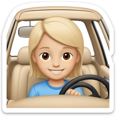 Children's car sticker