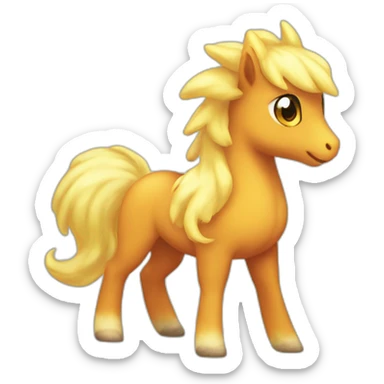 ponyta pokemon sticker