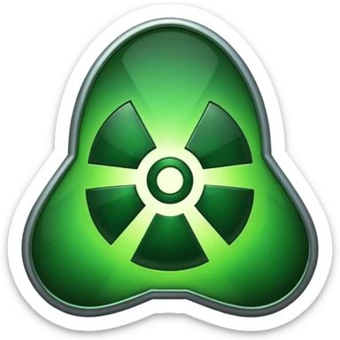nuclear object sticker