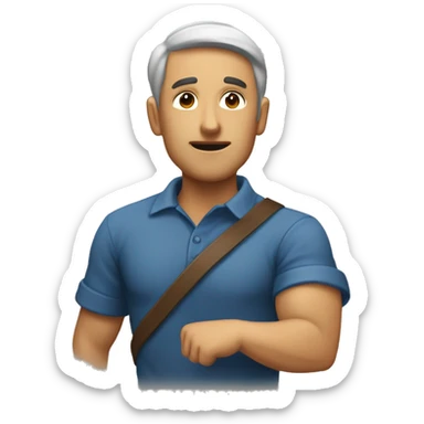 Yo presumiendo mandíbula tomando gaseosa  sticker