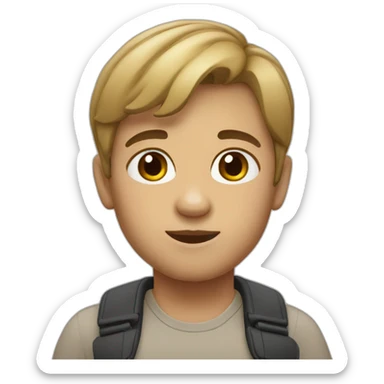 memoji of boy sticker