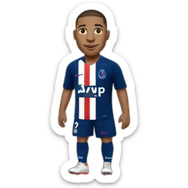 Mbappé sur robaldo sticker