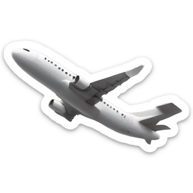 flight by plane sticker