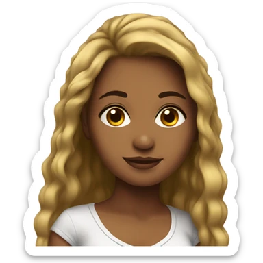 Pretty Colombian girl sticker