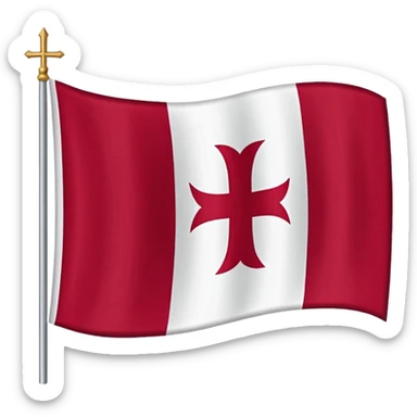 bandera cruz de borgoña hispanidad sticker