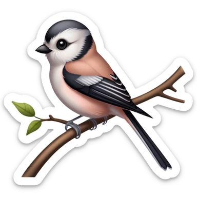 long tailed tit sticker
