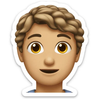 Una chica que le da un beso al novio sticker