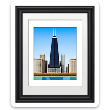 John Hancock building Chicago sticker