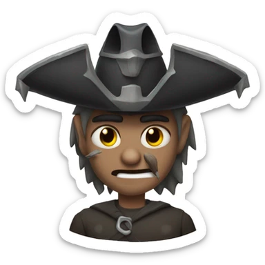 Cara de diablito con risa de burla  sticker