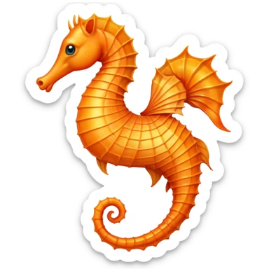 Sea horse emoji sticker