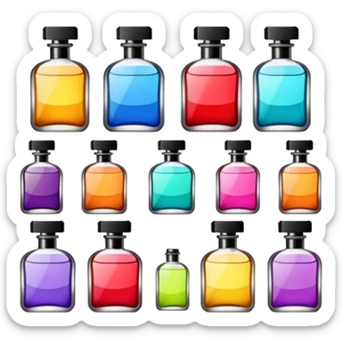 themed perfumes sticker
