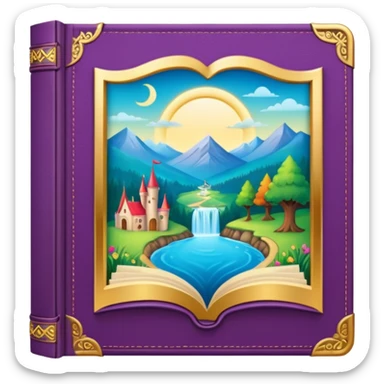 Fairytale book sticker