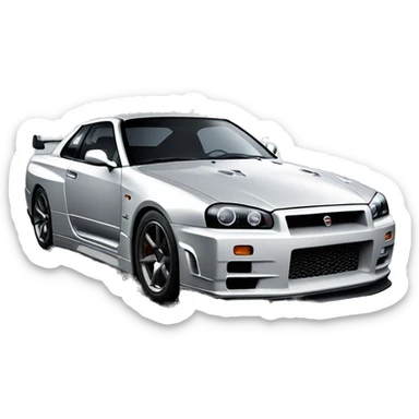 nissan gtr r34 sticker
