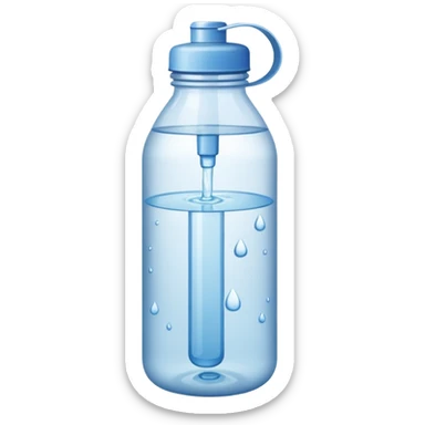 Water bottle sticker
