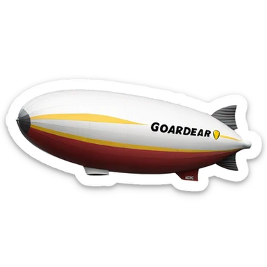 zeppelin NT model airship with Goodyear logo sticker