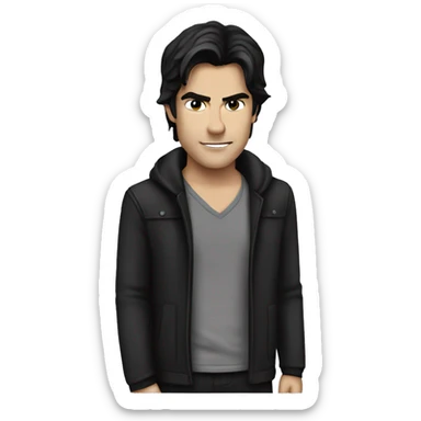 damon salvatore sticker