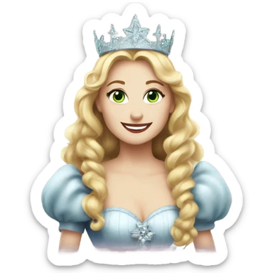 Glinda from Wicked saying thank you sticker
