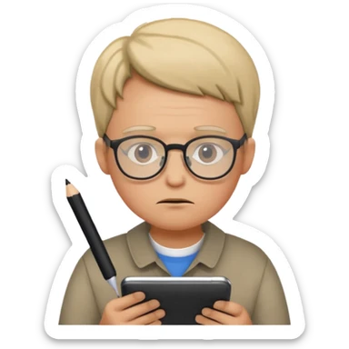 Ehrlich habe ich Angst, da ich gerade einen Text gemacht habe. sticker