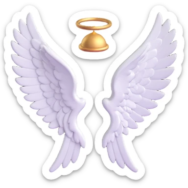 Angel wings sticker