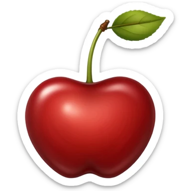 a cherry seed sticker