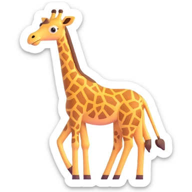 Giraffe sticker