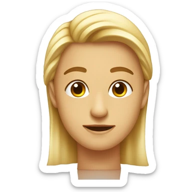 Visage amoureux qui donne son cœur à une personne sticker