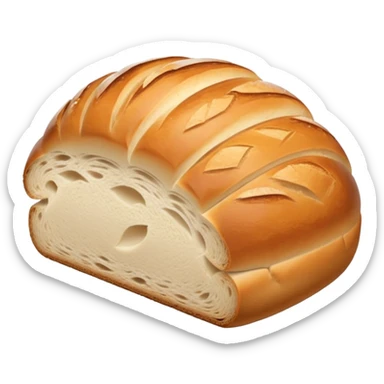 Loaf of sourdough bread sticker
