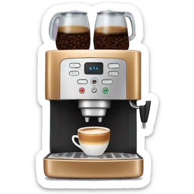 coffee machine sticker
